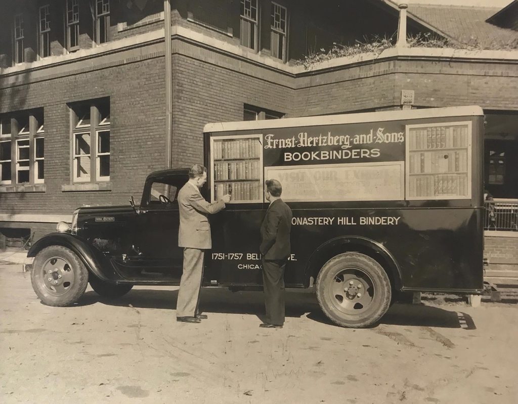 Monastery Hill Bookmobile circa 1950's